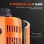 Transformador de voltaje variable automático VEVOR de 2000 VA, 15,3 A, entrada de 110 V, salida de 0-130 V, fuente de alimentación con regulador de voltaje de CA, con 4 fusibles adicionales e interruptor de control térmico para el hogar, la industria y la oficina.