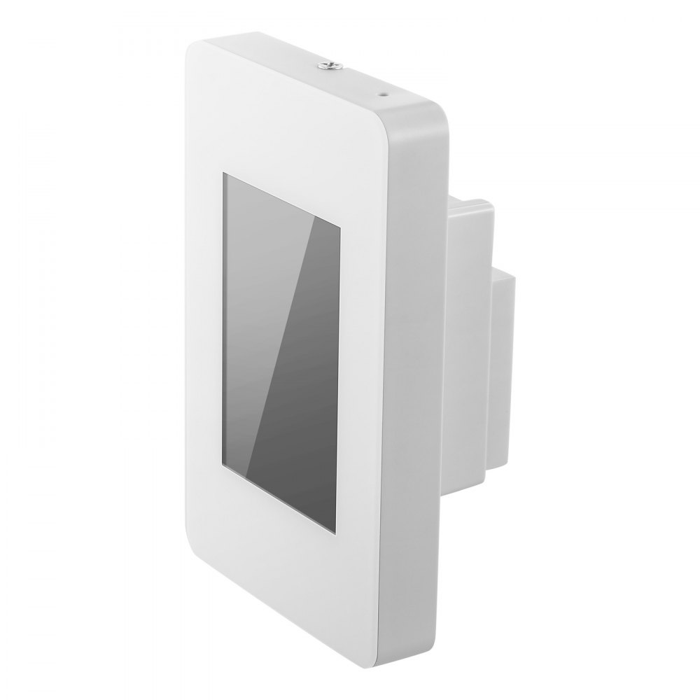 Termostato programable VEVOR de 7 días para calefacción por suelo radiante, bomba de calor con GFCI y sensor sensible, pantalla táctil TFT a color, eficiente, gris-blanco (sin wifi).