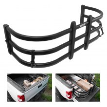 VEVOR Extensor de caja de camión, extensor de puerta trasera retráctil de aluminio, longitud ajustable de 51.6"-64", se adapta a Ridgeline, Tacoma, Gladiator, Colorado/Canyon, Frontier y Ranger