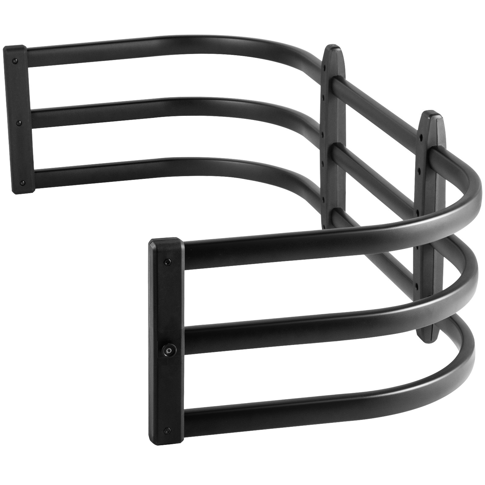 Extensor de caja de camión VEVOR negro con tres barras horizontales para mayor espacio de carga.