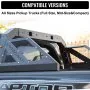 VEVOR Truck Roll Bar Chase Rack ajustable con 6 luces de posición laterales auxiliares ámbar, ajuste universal para camionetas