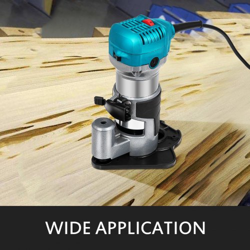 Compact Router 710W Variable Speed w/ Collets 1/4" 1 x Plunge & Offset Base