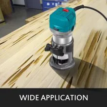 Recortadora de Mano Eléctrico 710W Laminador de Madera Carpinteros Herramienta Fresadora