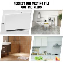 VEVOR Cortador manual de azulejos, 48 ​​pulgadas, cortador de azulejos de cerámica de porcelana con rueda de corte de carburo de tungsteno, posicionamiento por infrarrojos, pies antideslizantes, rieles duraderos para instaladores profesionales o principiantes