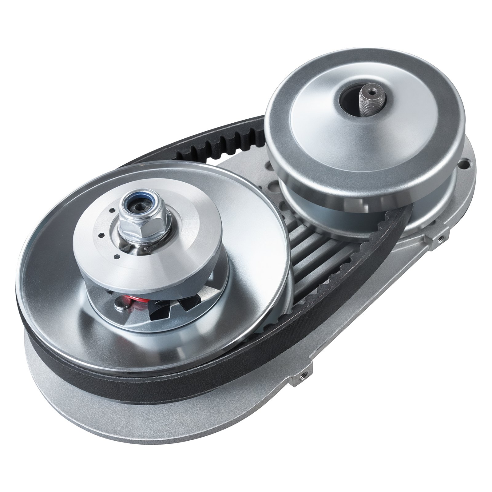 Embrague de transmisión VEVOR, motor de 2-8 HP, embrague de transmisión de alta resistencia de 2000 RPM con ruedas de diseño asimétrico y correa de goma robusta, embrague resistente y duradero con accesorios completos, apto para varios motores.