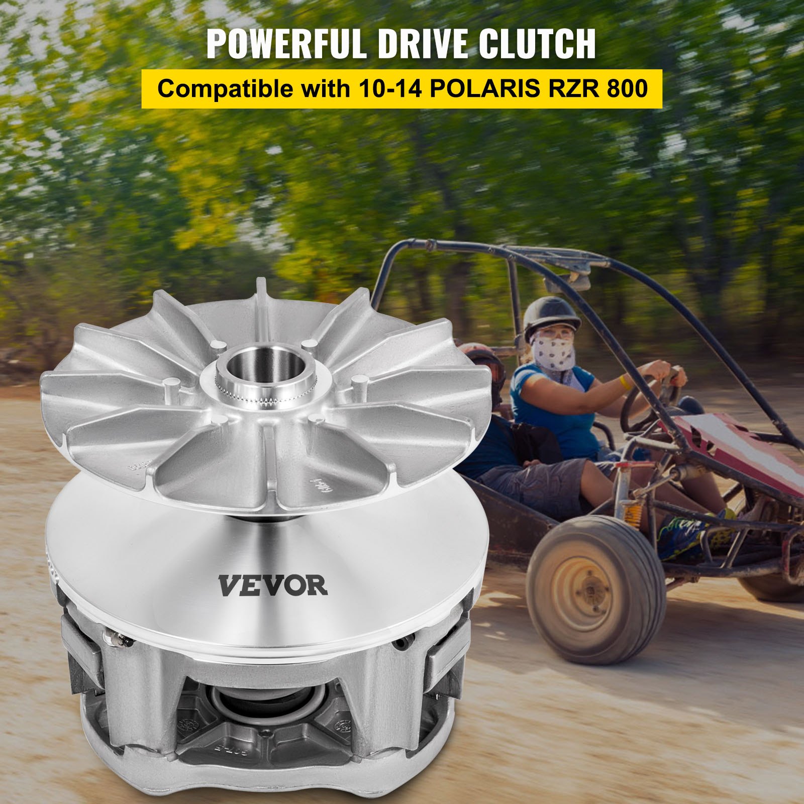 Embrague de transmisión primaria VEVOR para Polaris RZR 800 con experiencia en vehículos todoterreno