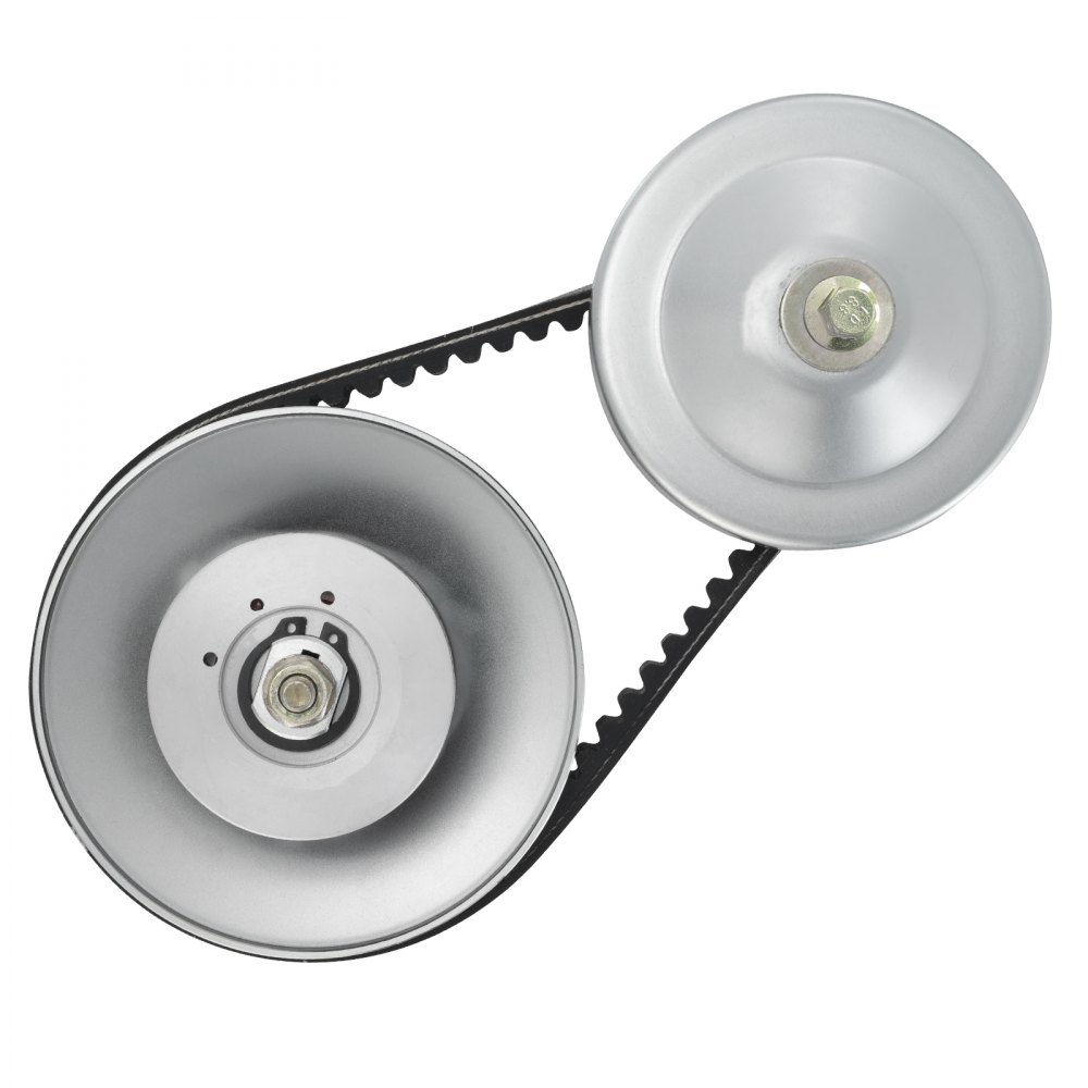 Convertidor de par para karts VEVOR, kit de embrague de 3/4", repuesto de polea asimétrica serie 30 con correa de transmisión, para motores pequeños de 2 a 8 HP, reemplaza Comet 219552, Manco 5957 y Yerf Dog Q43201W