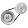 Convertidor de par para karts VEVOR, kit de embrague de 3/4", repuesto de polea asimétrica serie 30 con correa de transmisión, para motores pequeños de 2 a 8 HP, reemplaza Comet 219552, Manco 5957 y Yerf Dog Q43201W