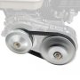Convertidor de par para karts VEVOR, kit de embrague de 3/4", repuesto de polea asimétrica serie 30 con correa de transmisión, para motores pequeños de 2 a 8 HP, reemplaza Comet 219552, Manco 5957 y Yerf Dog Q43201W