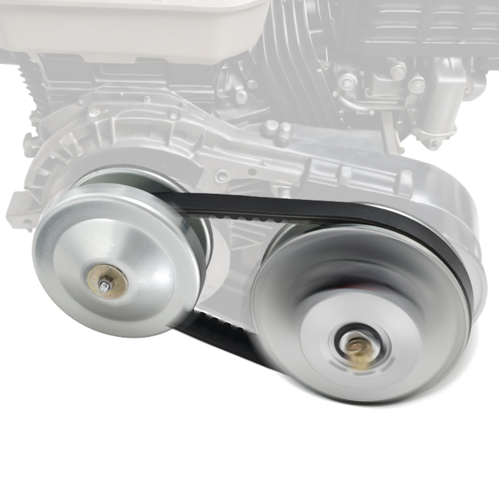 Convertidor de par para karts VEVOR, kit de embrague de 3/4", repuesto de polea asimétrica serie 30 con correa de transmisión, para motores pequeños de 2 a 8 HP, reemplaza Comet 219552, Manco 5957 y Yerf Dog Q43201W