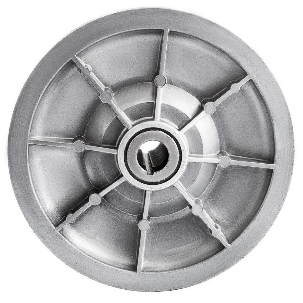 Embrague de carrito de golf VEVOR de metal circular con radios radiales y orificio central.