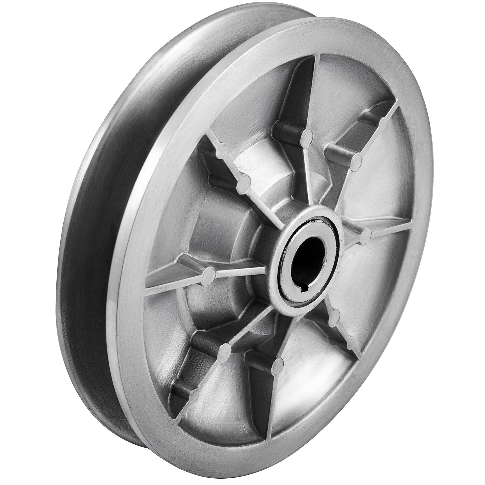 Embrague para carrito de golf VEVOR en color plata con diseño detallado y cojinete central.
