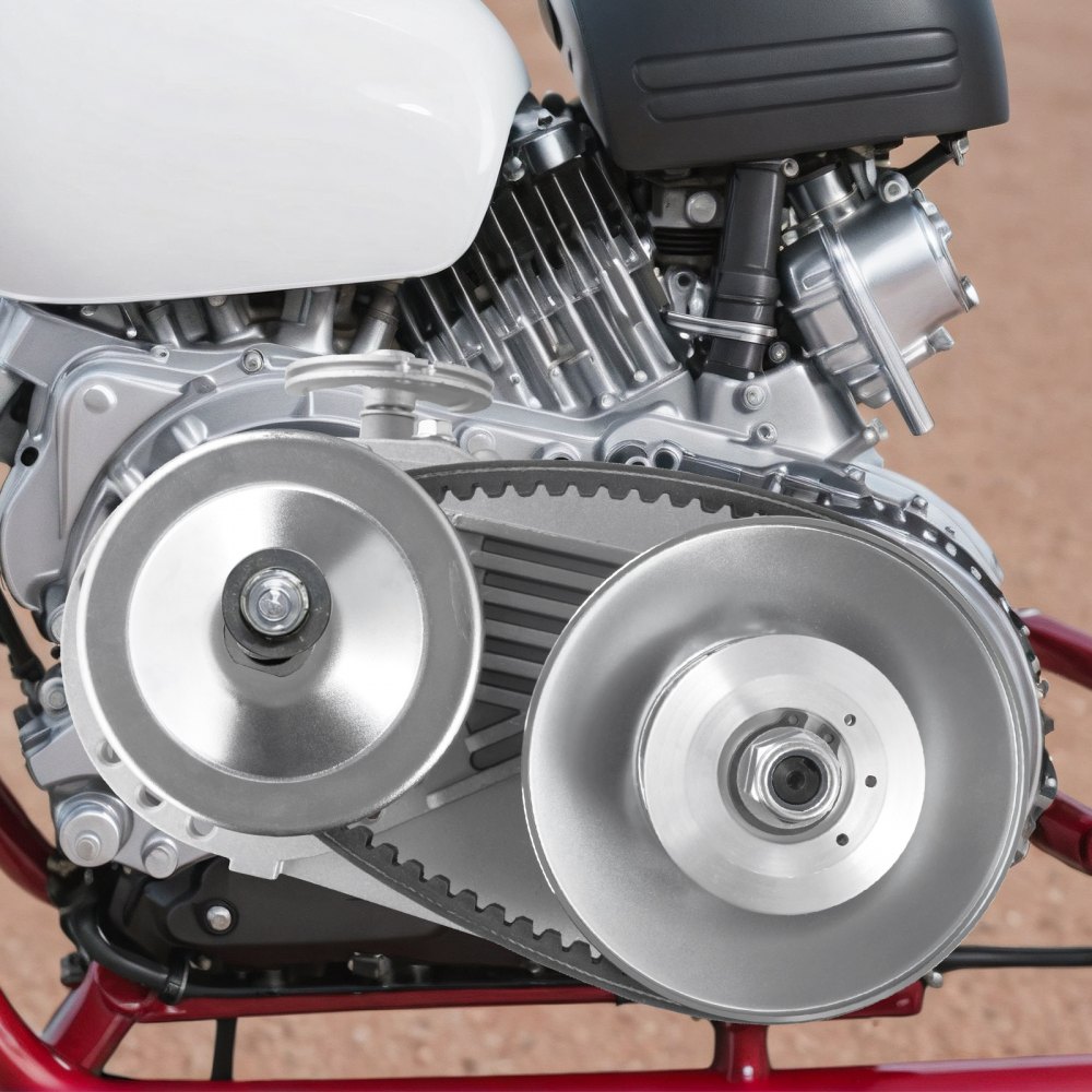 Embrague de transmisión VEVOR, motor de 2-8 HP, embrague de transmisión de alta resistencia de 2000 RPM con ruedas de diseño asimétrico y correa de goma robusta, embrague resistente y duradero con accesorios completos, apto para varios motores.