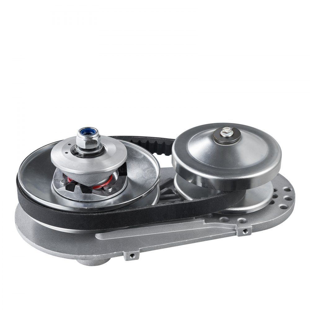 Embrague de transmisión VEVOR, motor de 2-8 HP, embrague de transmisión de alta resistencia de 2000 RPM con ruedas de diseño asimétrico y correa de goma robusta, embrague resistente y duradero con accesorios completos, apto para varios motores.