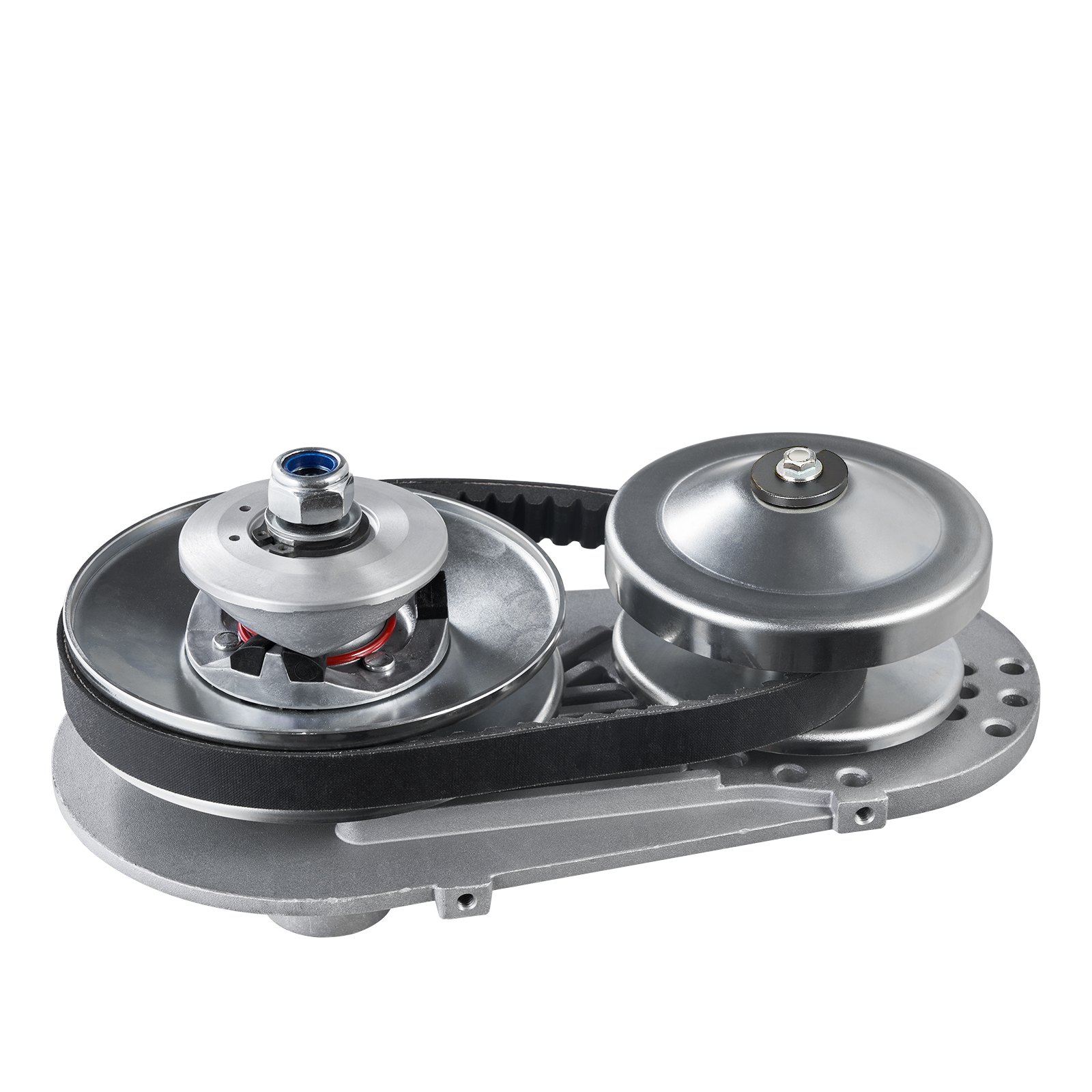 Embrague de transmisión VEVOR, motor de 2-8 HP, embrague de transmisión de alta resistencia de 2000 RPM con ruedas de diseño asimétrico y correa de goma robusta, embrague resistente y duradero con accesorios completos, apto para varios motores.