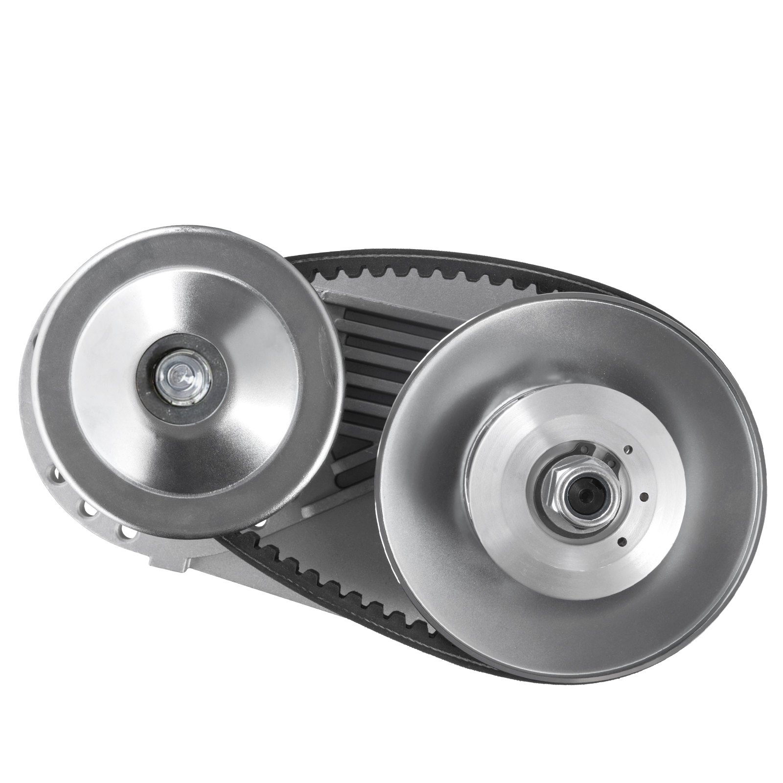 Embrague de transmisión VEVOR, motor de 2-8 HP, embrague de transmisión de alta resistencia de 2000 RPM con ruedas de diseño asimétrico y correa de goma robusta, embrague resistente y duradero con accesorios completos, apto para varios motores.