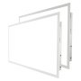 Lámpara de panel plano LED VEVOR blanca con marco fino, que se muestra en un juego de dos. Ideal para interiores modernos.