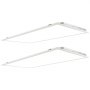 Dos luces LED de panel plano VEVOR con diseños elegantes y ultradelgados. Perfecto para instalaciones de techo modernas.