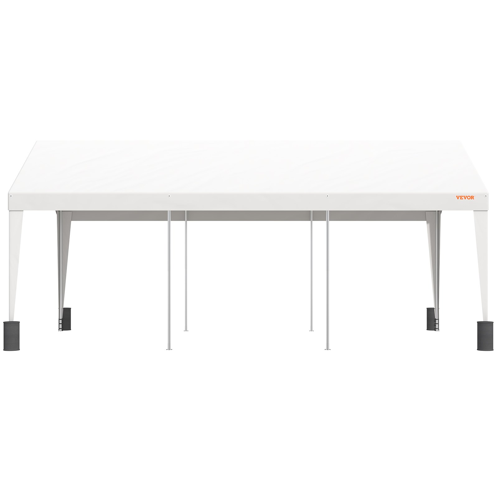 VEVOR Carport, toldo resistente de 3 x 6 m para coche, garaje, barco, fiesta, con 8 postes reforzados y 4 bolsas de peso, lona impermeable y resistente a los rayos UV para todo tipo de clima, ideal para SUV, F150, coche, camión y barco.