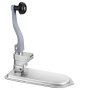 Abrelatas comercial VEVOR con mango ergonómico sobre base de metal sólido.