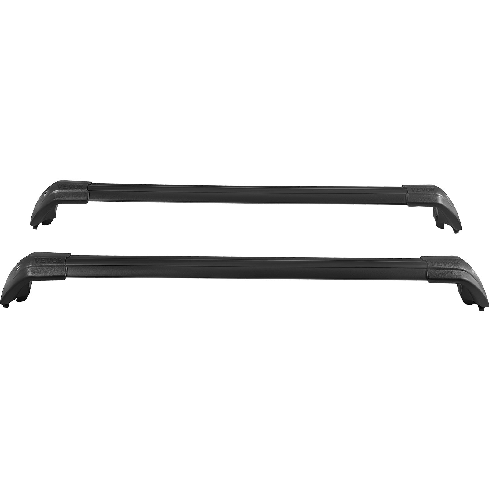 Portaequipajes VEVOR negro para Kia Sorento, barras delanteras y traseras sobre fondo blanco.