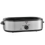 VEVOR Electric Roaster Oven, 18 QT Turkey Roaster Oven with Self-Basting Lid, 1450W Roaster Oven with Defrost & Warm Function, Adjustable Temperature, Removable Pan & Rack, Fits Turkeys Up to 22LBS