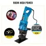 Perforadora hidráulica VEVOR de corte grueso de 1/4", herramienta perforadora hidráulica eléctrica con juego de 5 troqueles, perforadora hidráulica de metal con interruptor manual de retorno de aceite, máquina perforadora hidráulica de 900 W