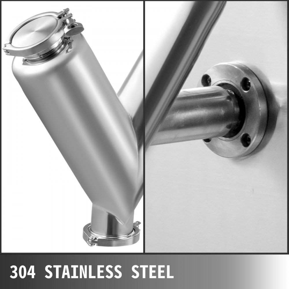 Máquina mezcladora de polvo VEVOR VH-8, mezcladora de polvo tipo V Máx. Capacidad de trabajo 3.2L, Mezclador de polvo farmacéutico Capacidad de barril de 8L, Licuadora en V, para frijoles de hierbas de té