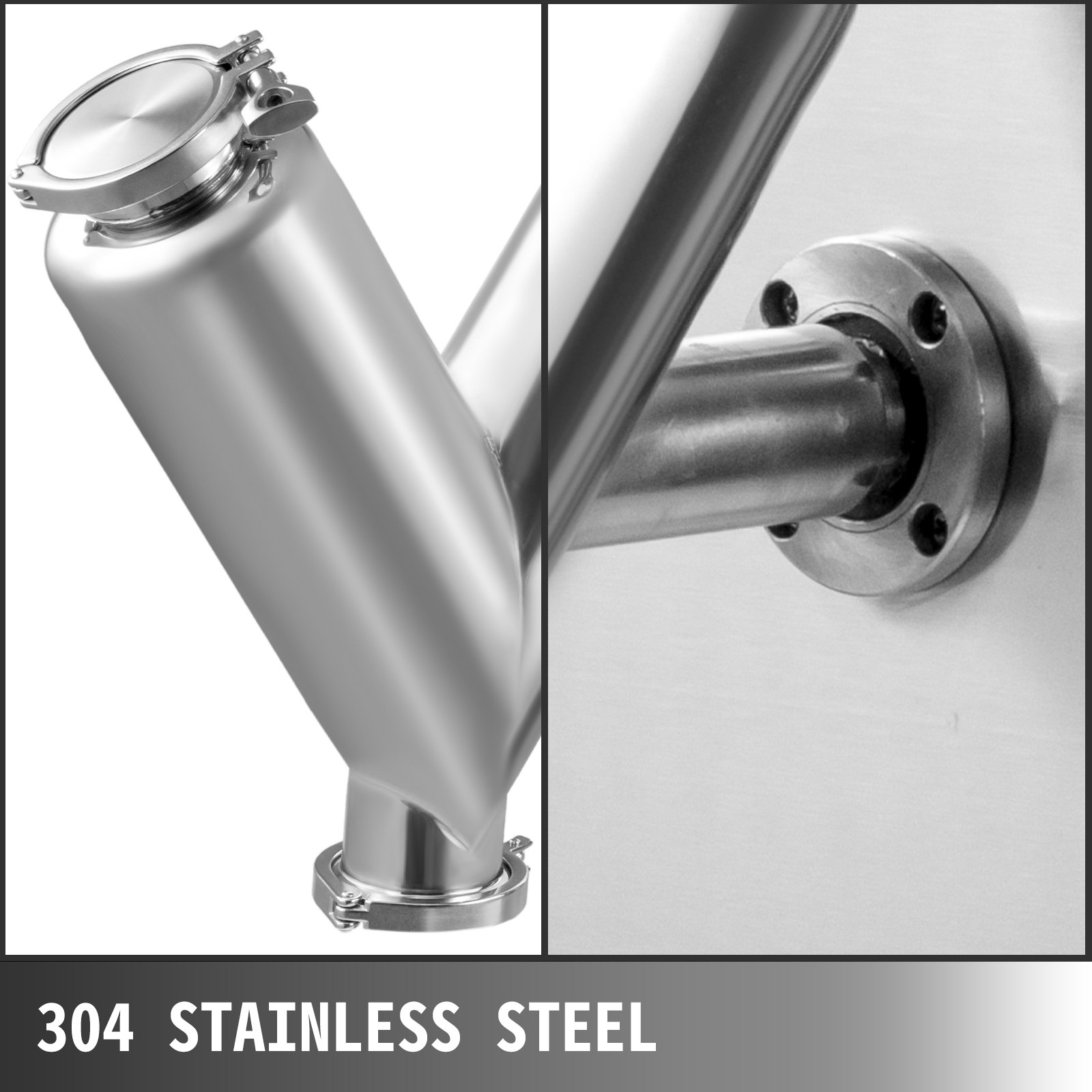 Máquina mezcladora de polvo VEVOR VH-8, mezcladora de polvo tipo V Máx. Capacidad de trabajo 3.2L, Mezclador de polvo farmacéutico Capacidad de barril de 8L, Licuadora en V, para frijoles de hierbas de té