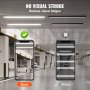 VEVOR - Paquete de 10 luces LED para taller, 1,2 m, 40 W, conectables, 6500 LM, luces de techo, cables de alimentación de 140 cm con interruptor de encendido/apagado, conectores de 122 cm, para garaje, almacén, hogar, taller y oficina
