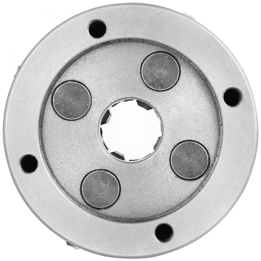 VEVOR K72-100 Mandril de torno de 4 pulgadas, 4 mordazas, Mandril de torno, Mandíbula reversible independiente, Accesorios para máquina de torneado de mandril de torno de metal, Para máquina de tornos