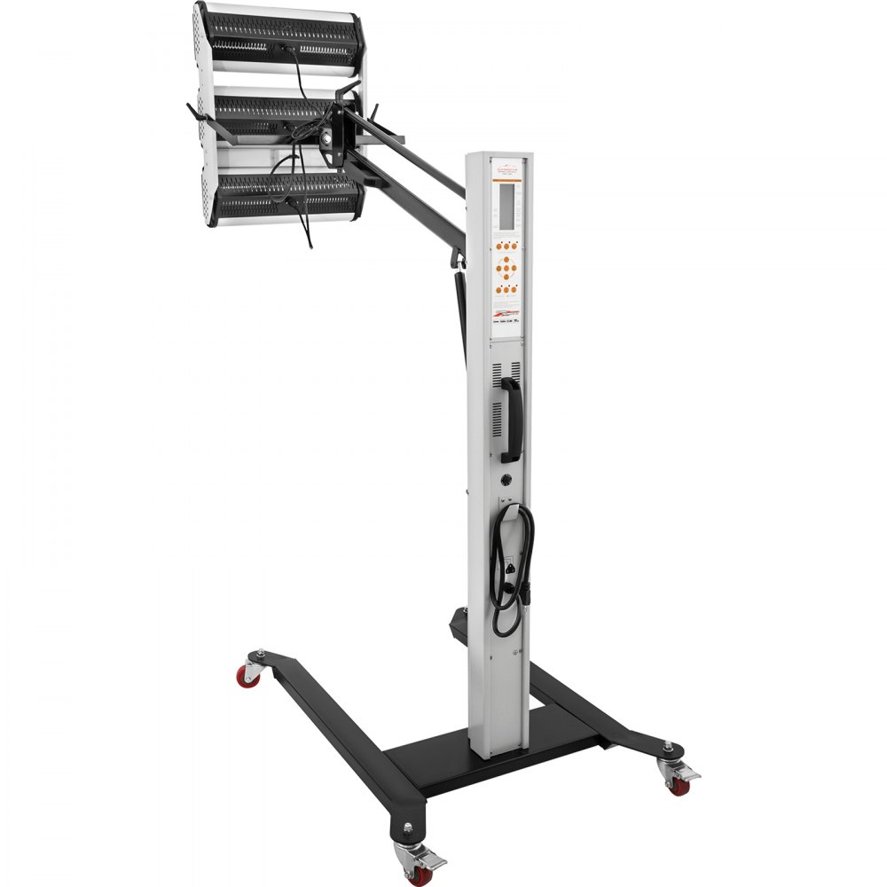 VEVOR 3000W Pantalla de tiempo cabina de horneado de pintura lámpara de pintura infrarroja calentador luz venta