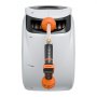 VEVOR Retractable Hose Reel, 130 ft x 1/2 inch, 180° Swivel Bracket Wall-Mounted, Garden Water Hose Reel with 9-Pattern Nozzle, Automatic Rewind, Lock at Any Length, and Slow Return System