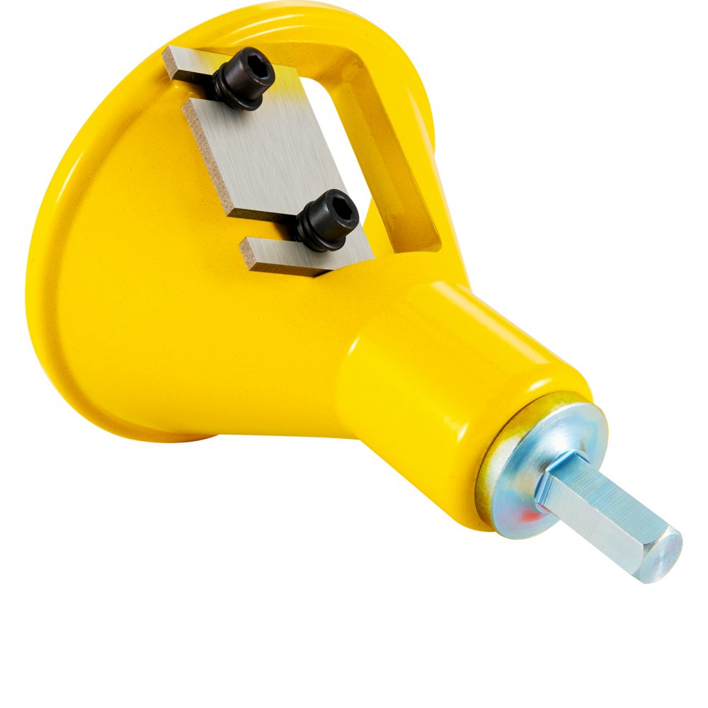 Cortador de espiga VEVOR, 1\"/25,4 mm y 2\"/50,8 mm de diámetro, con cuchillas rectas dobles y tornillos de botón, kit maestro para el hogar, cortador de muebles de troncos de aluminio y acero de prim