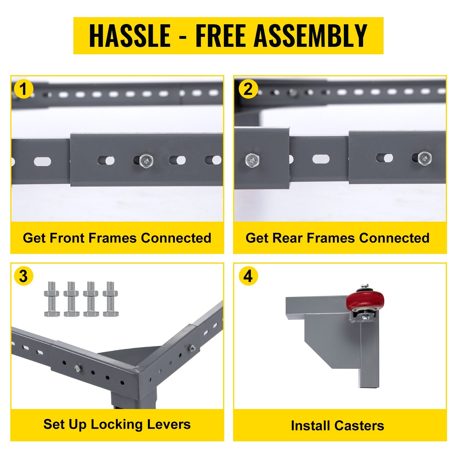 Base móvil universal ajustable VEVOR PM-2500 Base móvil de servicio pesado Base móvil rodante, utilizada para movilizar herramientas eléctricas grandes, sierras de mesa, taladradoras, cepilladoras, ensambladoras, refrigeradores y lavadoras