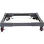 Base móvil universal ajustable VEVOR con capacidad de carga de 680 kg. Base móvil resistente con ruedas y palancas de bloqueo, ideal para mover equipos de carpintería, refrigeradores y lavadoras.