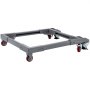 Base móvil universal ajustable VEVOR con capacidad de carga de 680 kg. Base móvil resistente con ruedas y palancas de bloqueo, ideal para mover equipos de carpintería, refrigeradores y lavadoras.