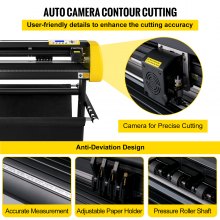 VEVOR Máquina cortadora de vinilo Plotter de corte de alimentación de papel máx de 34 in / 870 mm Impresora de pantalla Lcd de corte automático de