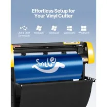 VEVOR Máquina cortadora de vinilo Plotter de corte de alimentación de papel máx de 34 in / 870 mm Impresora de pantalla Lcd de corte automático de