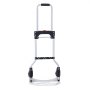 Carretilla de mano plegable VEVOR con mango ergonómico y marco de aluminio resistente.