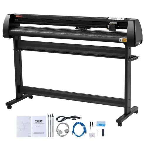 VEVOR Maquina de Vinilo Máquina Cortadora de Vinilo 1,350 mm Plotter de Corte de Vinilo con Control Digital