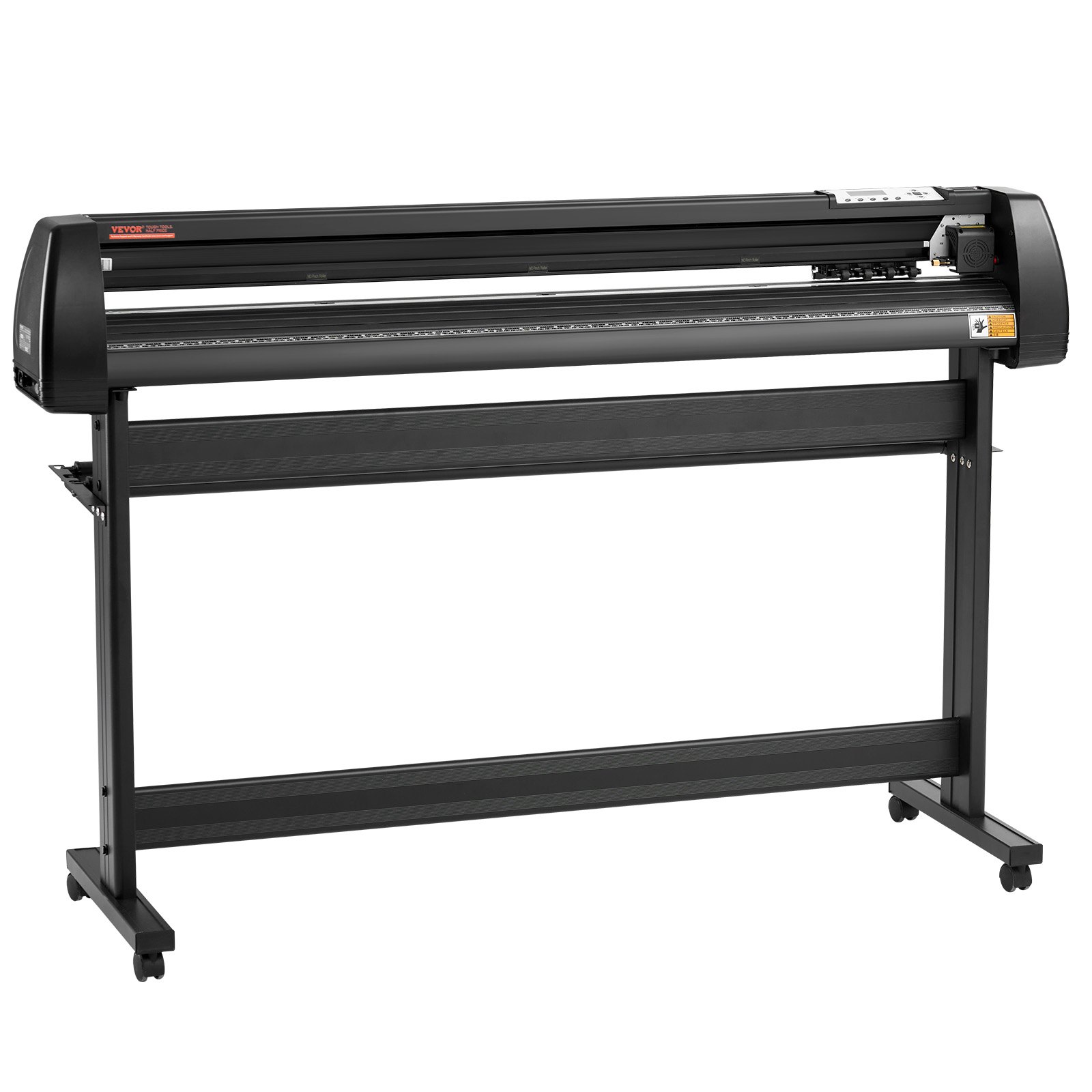 VEVOR Máquina trazadora cortadora de vinilo, máquina para hacer letreros con software Signmaster de 53", trazador cortador de vinilo con alimentación de papel de 1350 mm con soporte (53" 1350 mm)