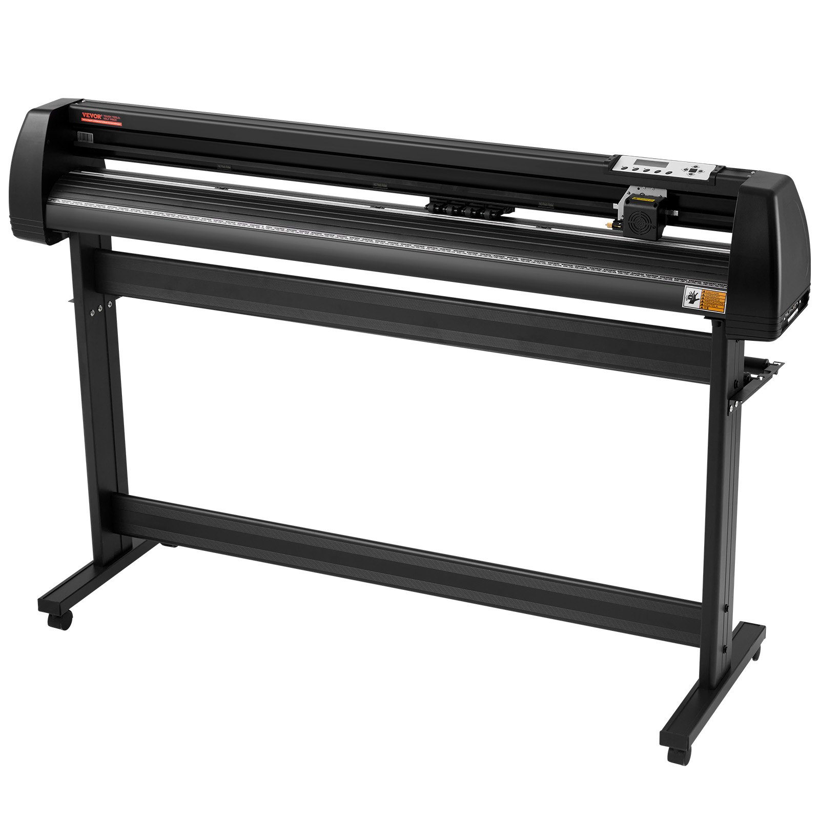 VEVOR Máquina trazadora cortadora de vinilo, máquina para hacer letreros con software Signmaster de 53", trazador cortador de vinilo con alimentación de papel de 1350 mm con soporte (53" 1350 mm)