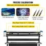 VEVOR Plotter de Corte Maquina de Vinilo Cortador de vinilo máquina trazadora de 53 pulgadas cortador de vinilo con alimentación automática de papel