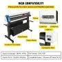 VEVOR Plotter de Corte Maquina de Vinilo Cortador de vinilo máquina trazadora de 53 pulgadas cortador de vinilo con alimentación automática de papel