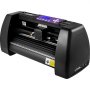 Cortadora de vinilo VEVOR con pantalla LCD y botones de control en carcasa negra