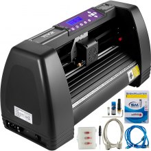 VEVOR Plotter de Corte Cortador de vinilo plotter de vinilo de 375 mm / 14 in máquina vinilo de corte fuera de línea con Lcd diseño de escritorio