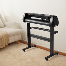 VEVOR Máquina de corte de vinilo máquina de plotter de corte Bluetooth sin conexión de 34 pulgadas eje de rodillo de acero de 400 pulgadas/10 m