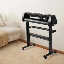 VEVOR Máquina de corte de vinilo máquina de plotter de corte Bluetooth sin conexión de 34 pulgadas eje de rodillo de acero de 400 pulgadas/10 m