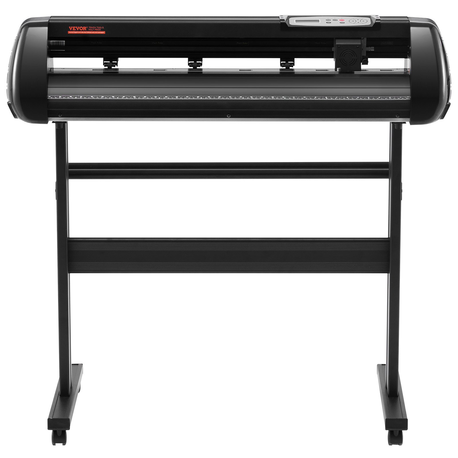 Máquina cortadora de vinilo VEVOR, plotter de corte Bluetooth sin conexión de 34 pulgadas, eje de rodillo de acero de 400 pulgadas/10 m con fuerza de velocidad ajustable, herramienta de software SignMaster, kit de manualidades para crear letreros en Windows y dispositivos móviles.